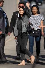 Camila Mendes-  Visits Jimmy Kimmel Live! in Hollywood фото №1159114
