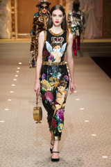 Camille Hurel - Dolce & Gabbana Fall/Winter Fashion Show in Milan фото №1321367