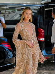 Candice Swanepoel - Arrives at the Cannes Film Festival | July 6, 2021 фото №1301479