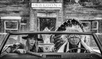 Cara Delevingne by David Yarrow for his New ‘Wild West’ Series фото №1283574