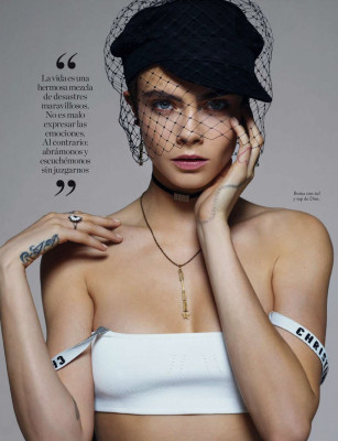 Cara Delevingne in Elle Magazine, Spain February 2018 фото №1033898