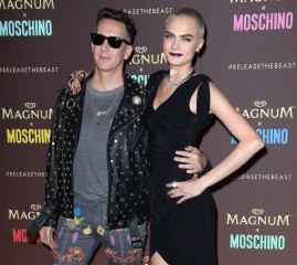 Cara Delevingne – Magnum x Moschino Party at Cannes Film Festival  фото №966316