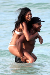 Chanel Iman and Sterling Shepard – Miami  фото №978645