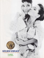 Christy Turlington &amp; Stephanie Seymour for Gianni Versace SS1994by Steven Meisel фото №1412218