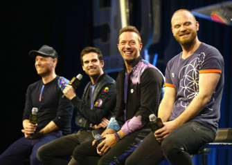 Coldplay - Pepsi Super Bowl Halftime Press Conference in San Francisco 02/04/16 фото №1155201