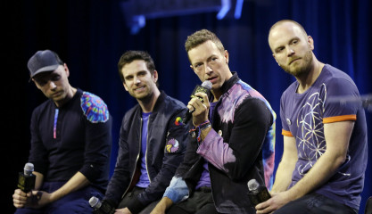 Coldplay - Pepsi Super Bowl Halftime Press Conference in San Francisco 02/04/16 фото №1155199
