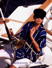 Cordula Reyer from Vanity Fair US March 1990 for Adriene Vittadini  фото №1387716