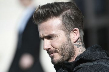 David Beckham attends the «Create with Beckham» by Adidas Paris event in Paris фото №1051436