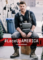David Boreanaz - Boot Campaign 'Lace Up America' (2019) фото №1311319