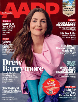Drew Barrymore for AARP 02-03-2025 фото №1416404