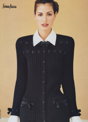 Elsa Benitez for Rena Lange FallWinter 1997.98  by Arthur Elgort фото №1416725