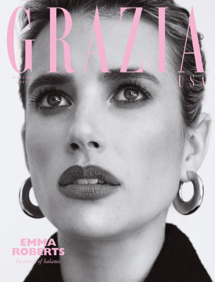 Emma Roberts for Grazia Magazine USA, December 2023 фото №1383144