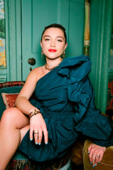 Florence Pugh by Kory Tenold for British Vogue &amp; Tiffany &amp; Co. Party 02/02/2020 фото №1361324
