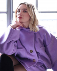 Florence Pugh by Alex Babski for 'A Good Person' Press Day in London 03/08/2023 фото №1366028