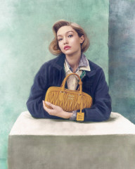 Gigi Hadid ~ Miu Miu Handbags 2025 by Steven Meisel фото №1415024