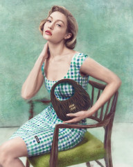 Gigi Hadid ~ Miu Miu Handbags 2025 by Steven Meisel фото №1415026