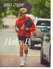 HAILEY BIEBER in Vogue Magazine, September 2019 фото №1215261