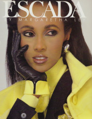 Iman ~ ESCADA advertisement for MADAME Germany August 1987 фото №1377384