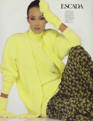 Iman ~ ESCADA advertisement for MADAME Germany August 1987 фото №1377383