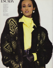 Gail Elliot &amp; Iman ~ ESCADA advertisement for MADAME Germany August 1987 фото №1375826