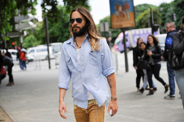 Jared Leto - Chanel FW 2014-2015 Show in Paris 07/08/2014 фото №1293676