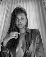 JASMINE TOOKES at a Black and White Photoshoot 05/08/2020 фото №1259985