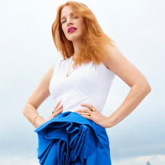 Jessica Chastain by Mary Rozzi for Shape || Jan/Feb 2021⁣ фото №1287234