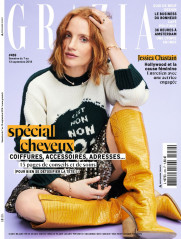 Jessica Chastain in Grazia Magazine, France Seotember 2018 фото №1098619
