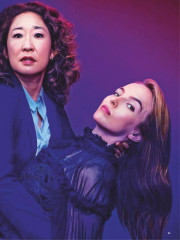 JODIE COMER and SANDRA OH in Radio Times Magazine, June 2019 фото №1184647