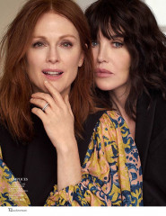 Julianne Moore and Isabelle Adjan in Madame Figaro, France August 2018 фото №1093749