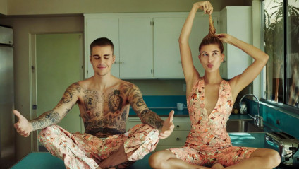Hailey Rhode Bieber and Justin Bieber – Vogue Magazine March 2019 Cover and Phot фото №1142202