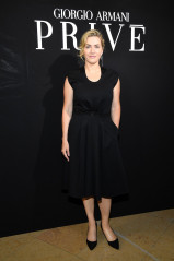 Kate Winslet – Giorgio Armani Prive Haute Couture FW17 Show фото №979666