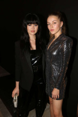 Kristina Bazan and Regina at Yves Saint Laurent night in Paris фото №1058714