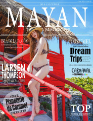 LARSEN THOMPSON in Mayan Travel Magazine, Mexico April 2020 фото №1254520