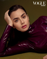 Lily Collins by Thomas Whiteside for Vogue Arabia || November 2020 фото №1281893
