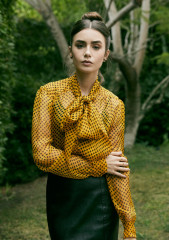 Lily Collins by G L Askew II for Backstage || 2020 фото №1286652