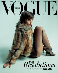 Lily Collins - Vogue Greece (January 2023) фото №1360461