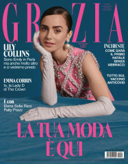 Lily Collins by Camila Falquez for Grazia Italia || Nov 2020 фото №1283845