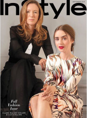 Lily Collins and Clare Waight Keller – InStyle September 2018 фото №1091262