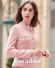 Lily Collins for Koradior Winter Campaign 2024 фото №1406546