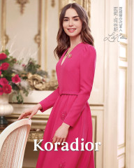 Lily Collins for Koradior Winter Campaign 2024 фото №1406547