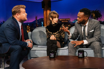 Lily Collins-The Late Late Show with James Corden фото №1332321