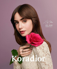 Lily Collins for Koradior Campaign Winter 2023 фото №1380104