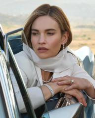Lily James by Mark Seliger for Only Natural Diamonds, Los Angeles (July 2024) фото №1412477