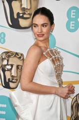 Lily James - 76th EE BAFTA Film Awards in London 02/19/2023 фото №1364579