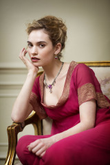 Lily James - War and Peace (2016) Promoshoot фото №1380743