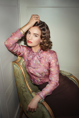 Lily James by Steve Schofield for Vogue (2020) фото №1368920