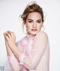 LILY JAMES for Vanity Fair, November 2017 Issue фото №1025075