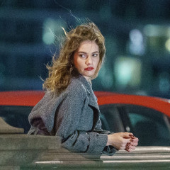 Lily James - 'What's Love Got to Do with It?' On Set | 2021 фото №1294737