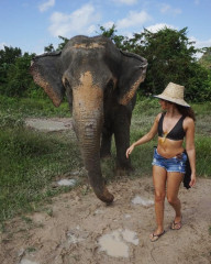 Little Mix - Jade Thirlwall at Krabi Elephant Sanctuary, Thailand January 2019 фото №1185842